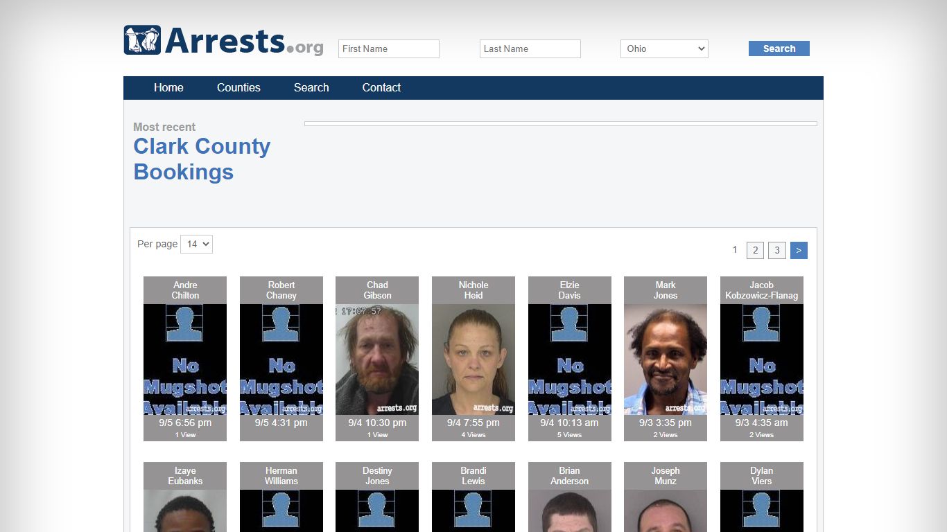 Clark County Arrests and Inmate Search